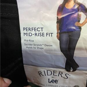 Lee Women's Dark Blue Straight Leg Jeans